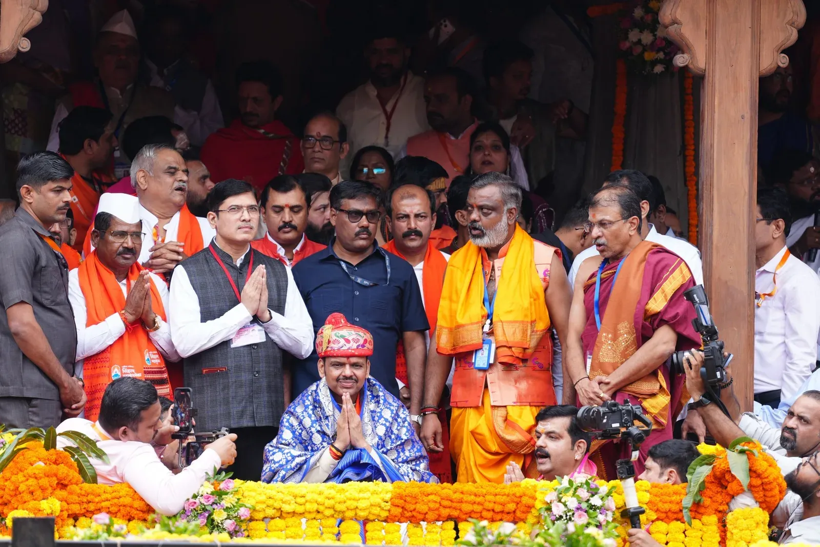 CM Fadnavis Backs Nashik Kumbh 2027 Goda Aarti Record Bid