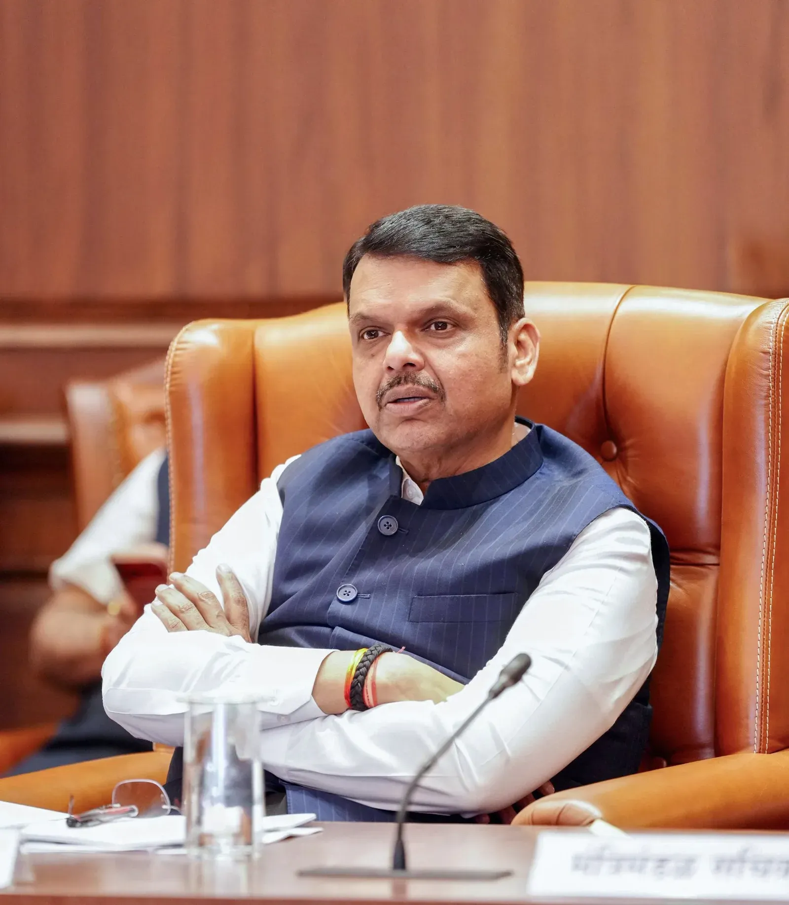 CM Fadnavis Chairs Cabinet Infrastructure Meet at Vidhan Bhavan