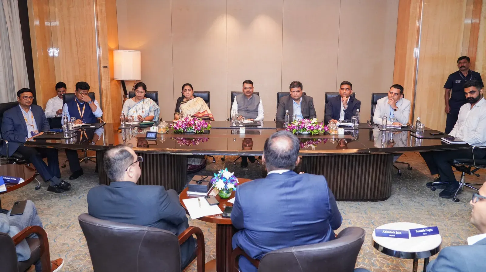 CM Fadnavis Chairs GCCPROs CEO Roundtable in Pune