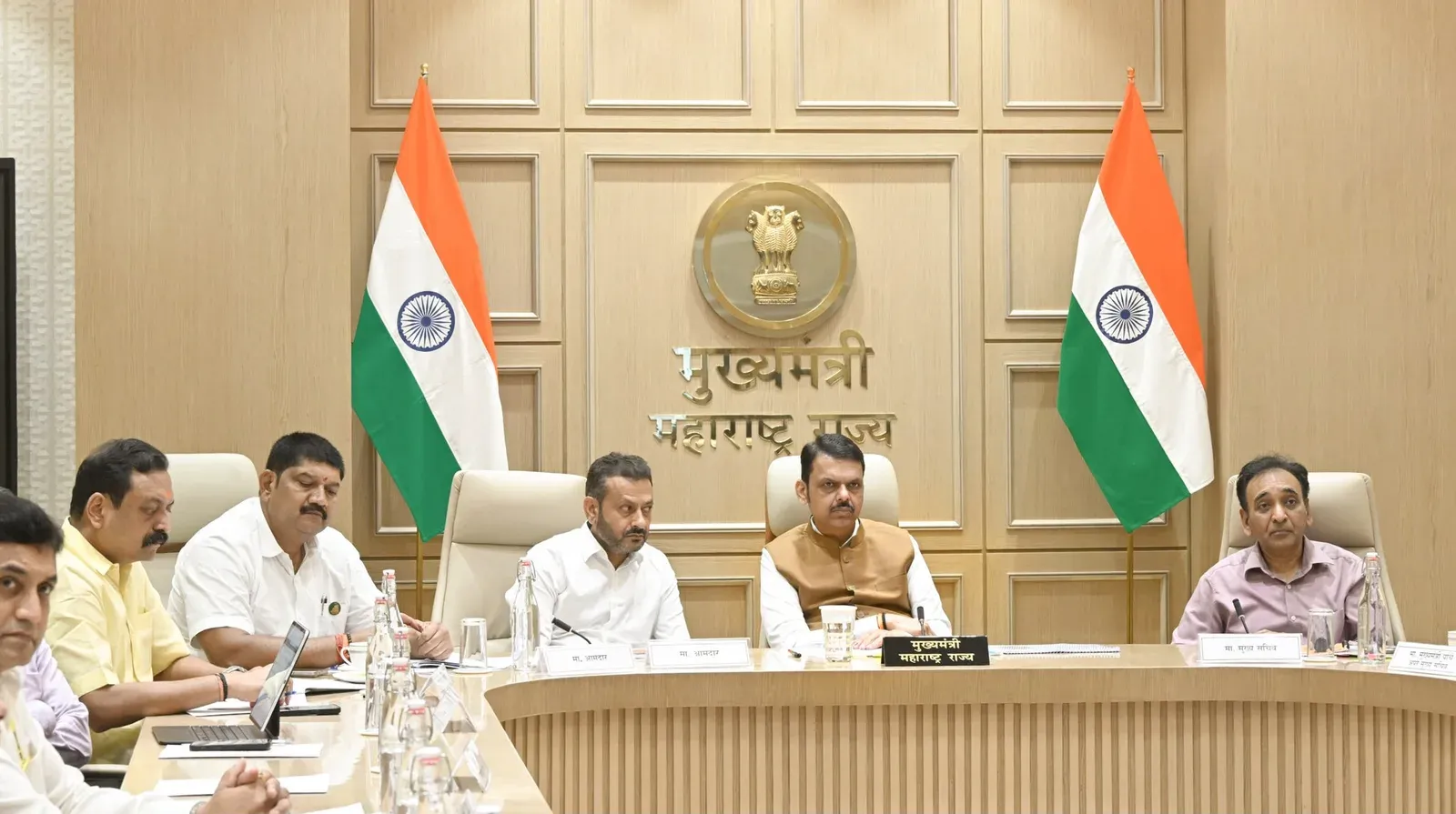 CM Fadnavis chairs meet on Rupalalji Maharaj national memorial