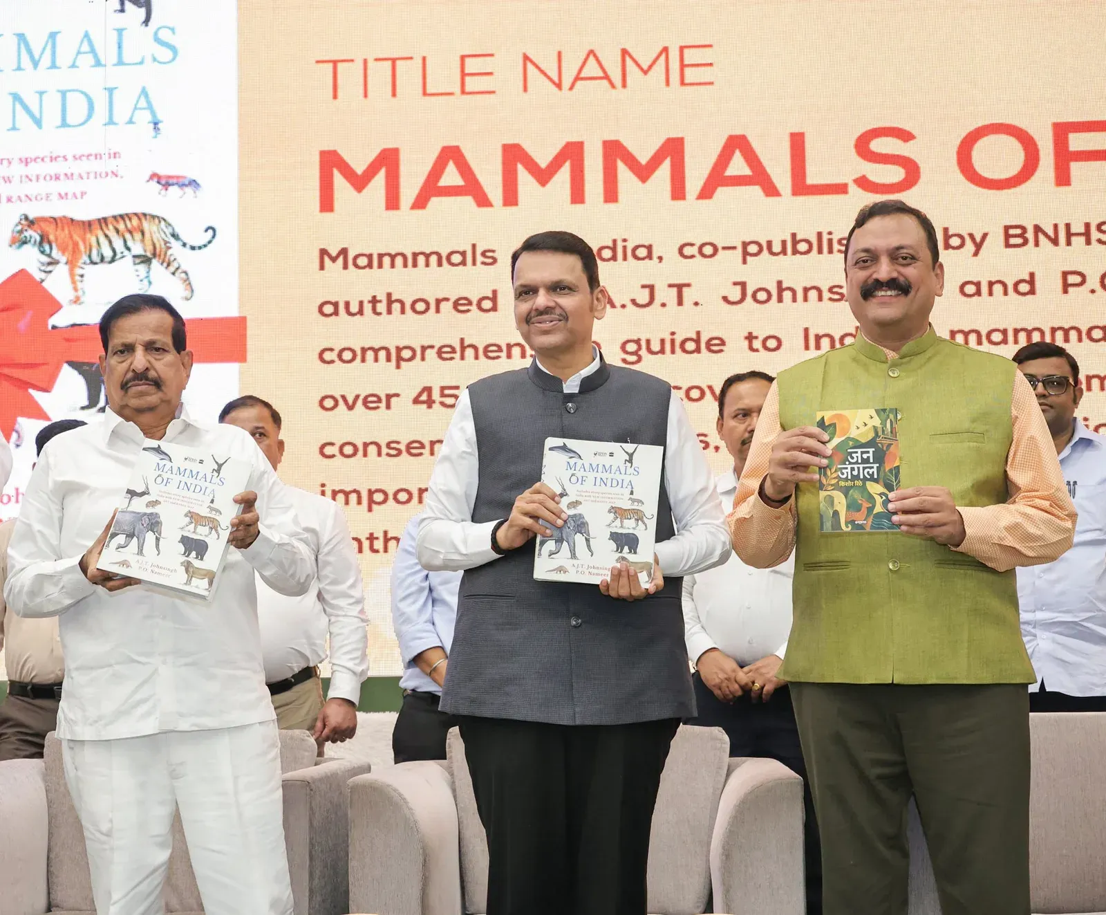 CM Fadnavis launches wildlife books on International Tiger Day in Nagpur