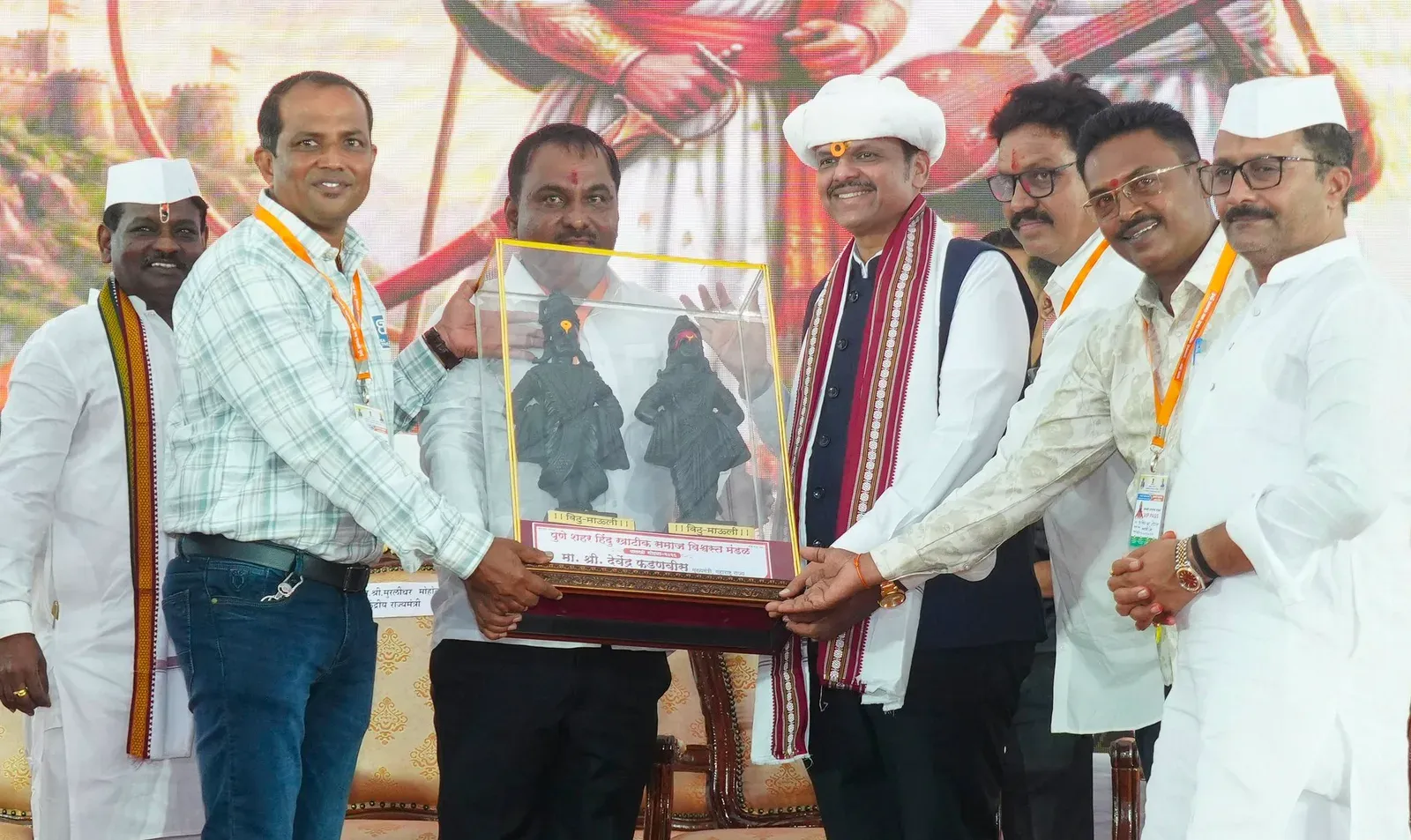 CM Fadnavis leads Ashadhi Wari Charan Seva in Pune