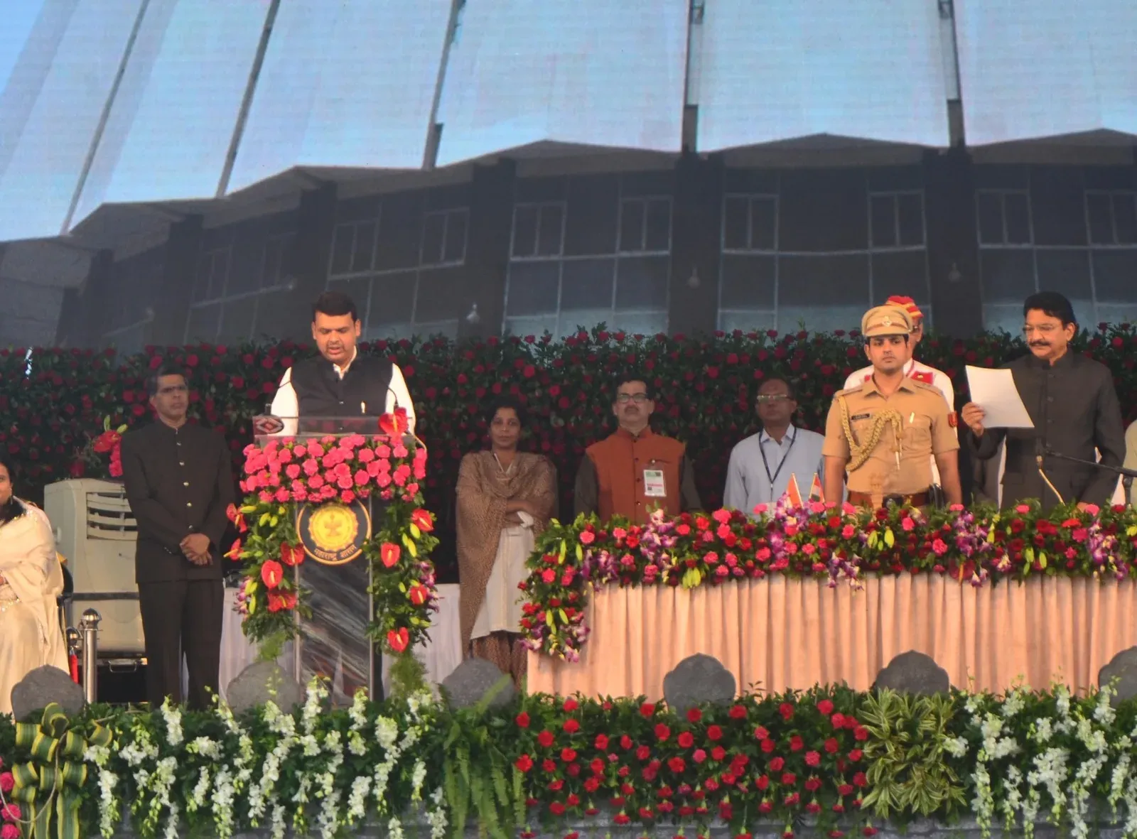 CM Fadnavis marks oath anniversary with Nashik Kumbh prep, Guinness Aarti record