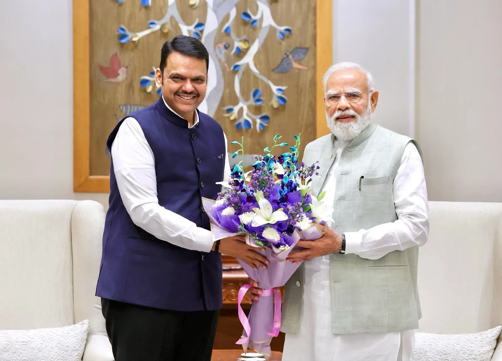 CM Fadnavis Meets PM Modi in Delhi on Maharashtra Development