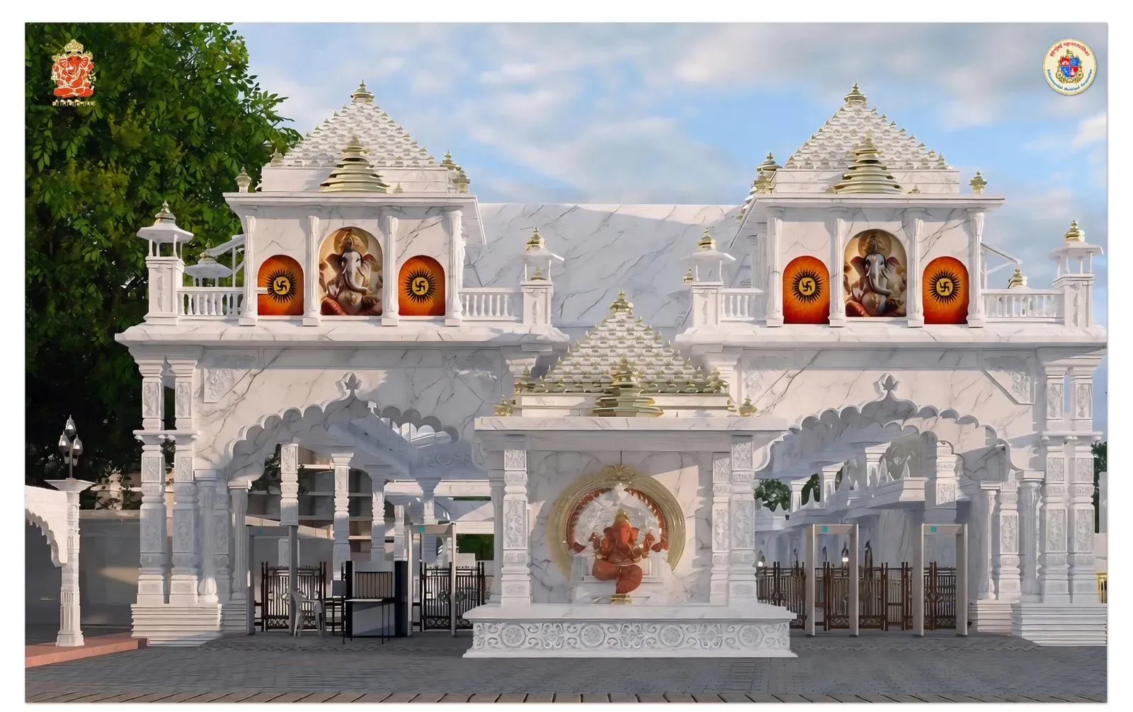 CM Fadnavis Performs Bhumipujan for Siddhivinayak Temple Upgrade