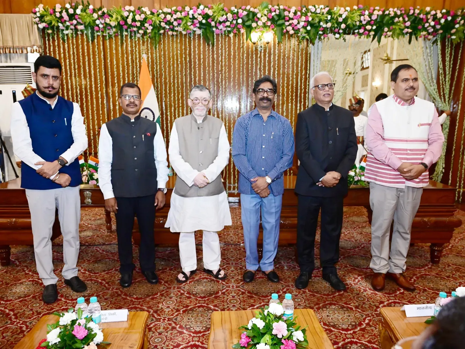 CM Hemant Soren attends swearing-in of new Jharkhand info commissioners