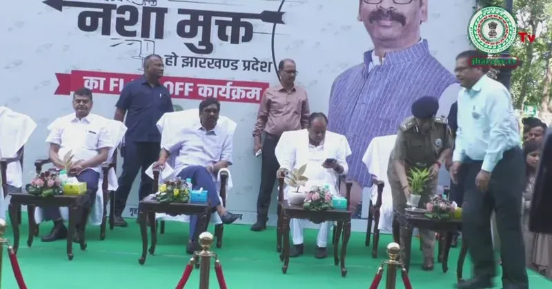 CM Hemant Soren Flags Off Nasha Mukt Jharkhand Campaign in Ranchi