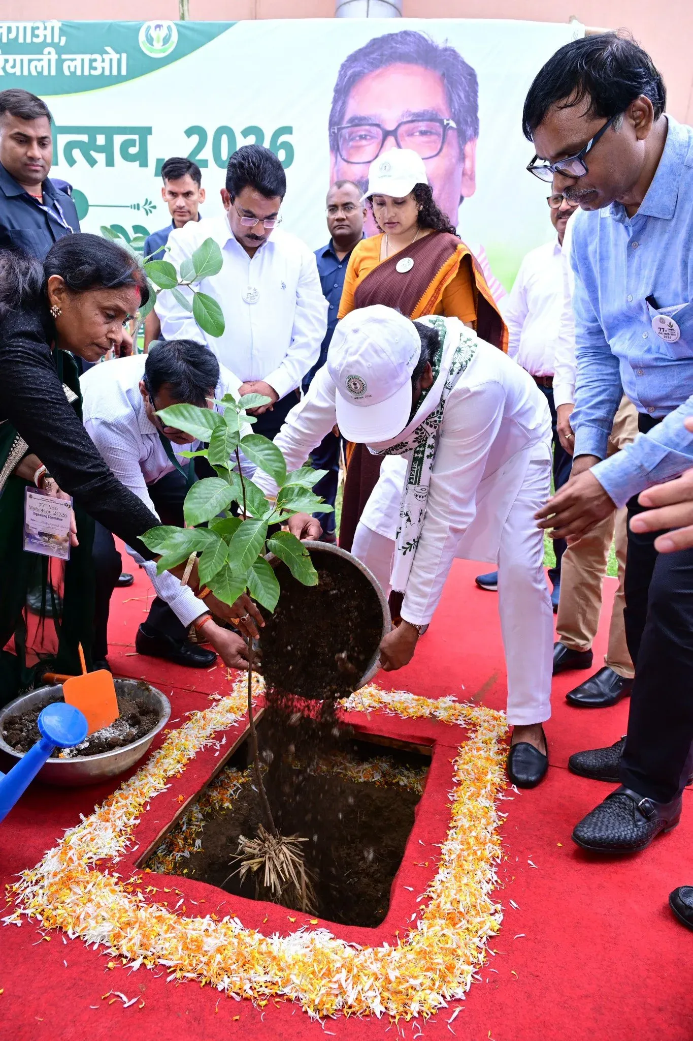 CM Hemant Soren leads Van Mahotsav 2026 in Ranchi