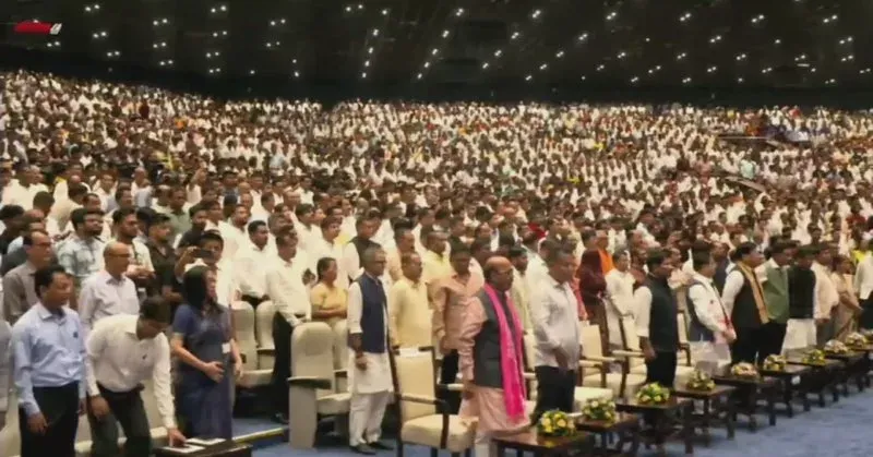 CM Himanta Attends Assam Council of Ministers Swearing-In