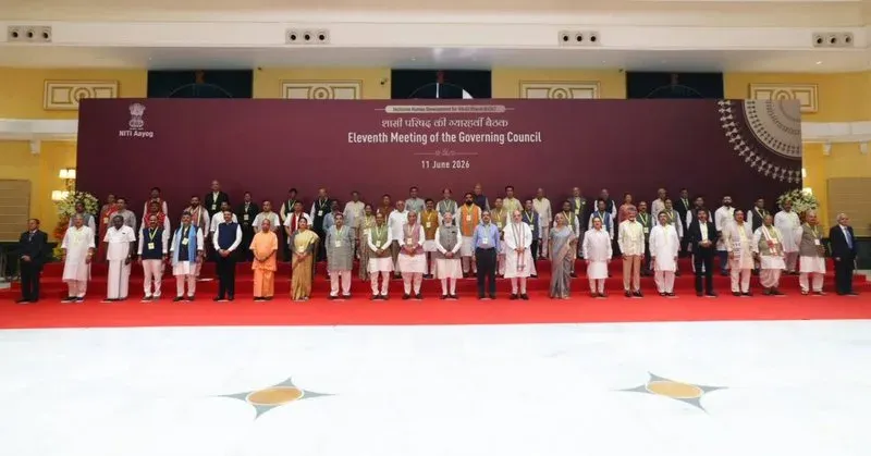 CM Himanta Attends NITI Aayog's 11th Governing Council Meet