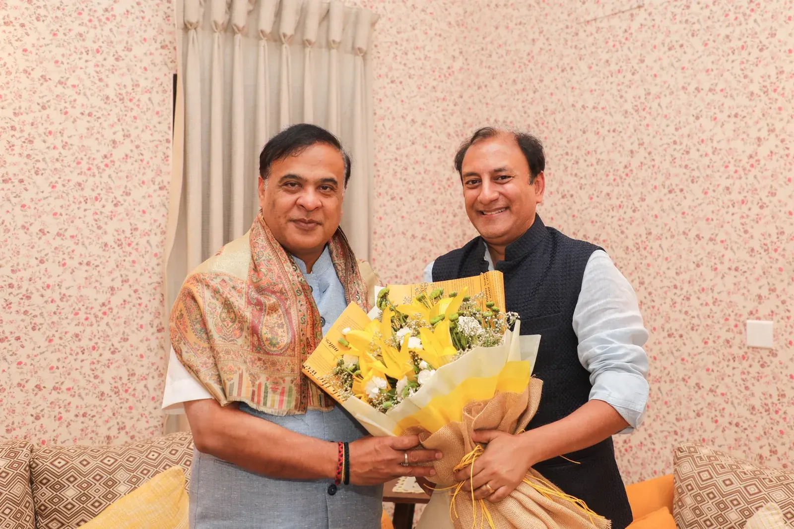 CM Himanta Biswa Sarma Meets Dalmia Bharat MD Puneet Dalmia