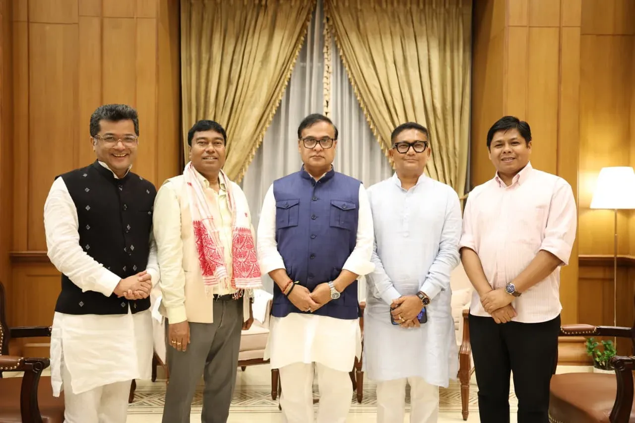 CM Himanta Biswa Sarma Meets Union Ministers, MLA in Dispur