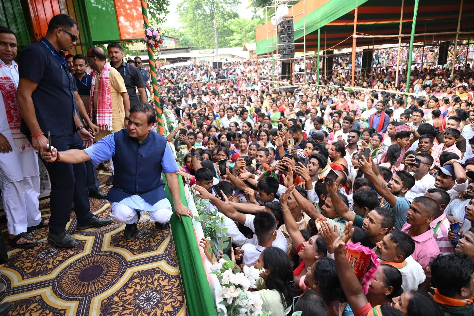 CM Himanta Campaigns Hard in Nagaon Bypoll, Eyes BJP Win
