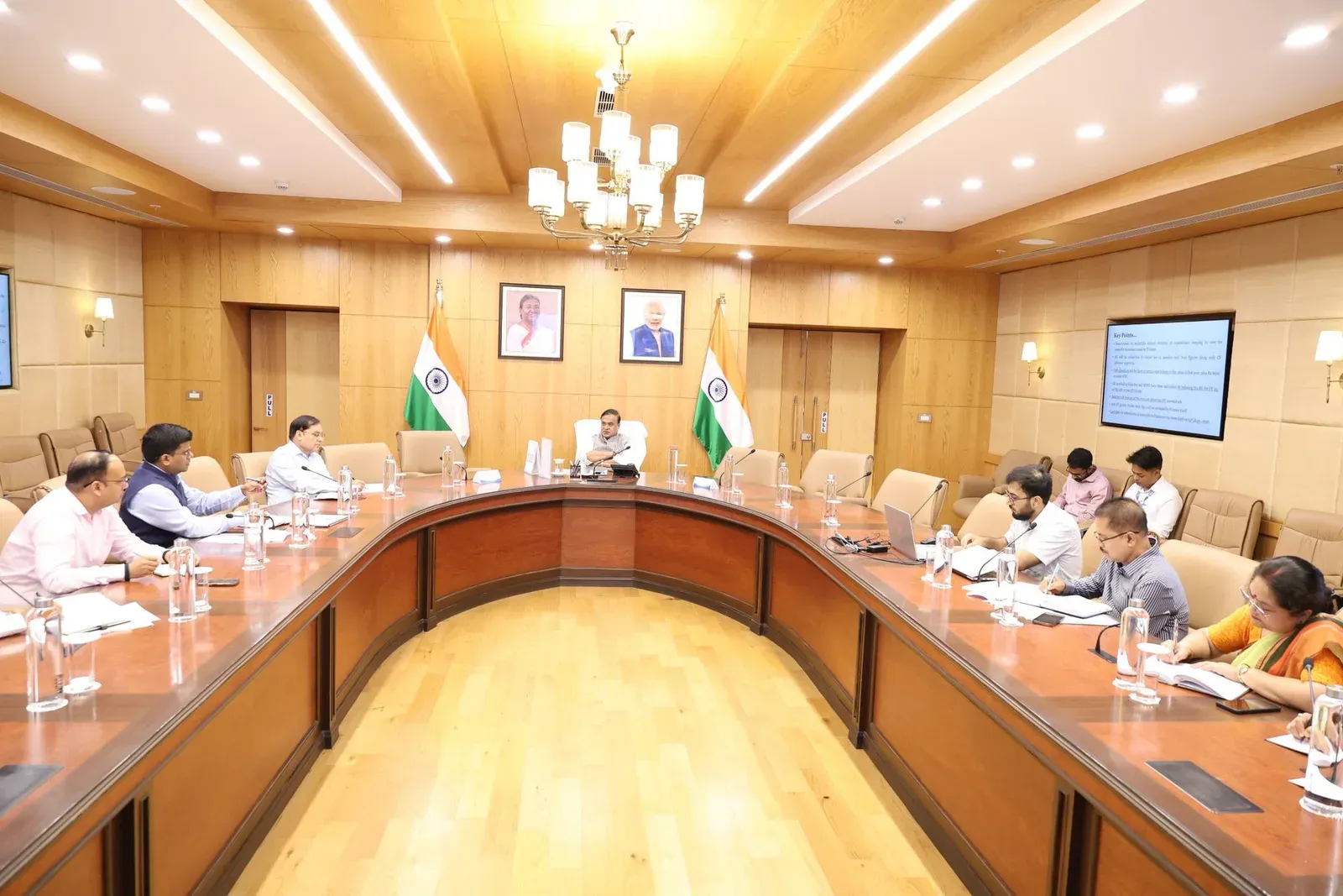 CM Himanta chairs meet on Assam's 2026-27 Budget