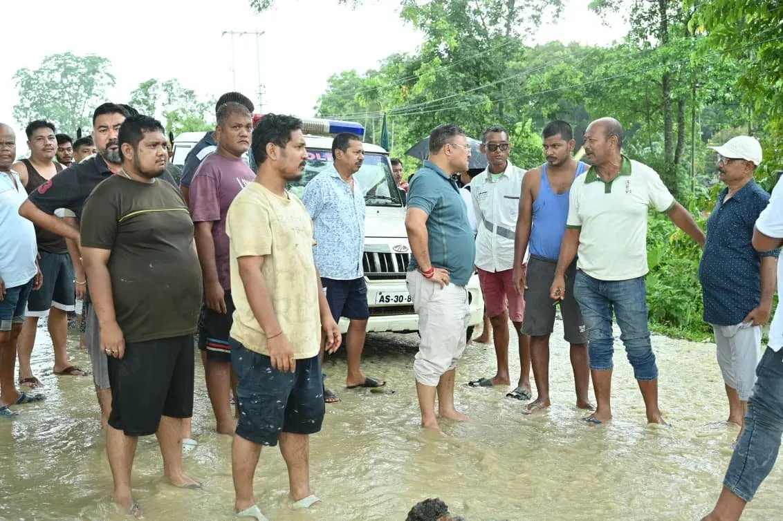 CM Himanta Flags Flood Crisis in Sivasagar, Vows Full State Aid