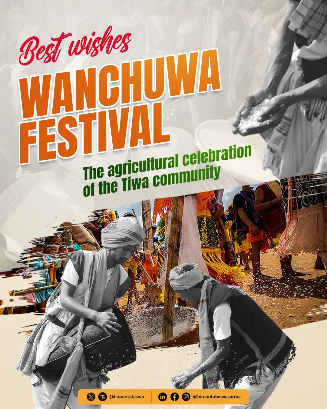 CM Himanta greets Tiwa community on Wanchuwa Festival