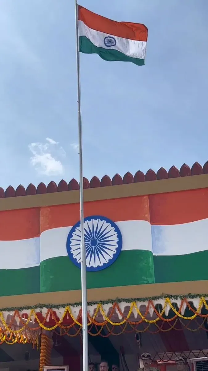 CM Himanta hoists flag in Guwahati on Independence Day