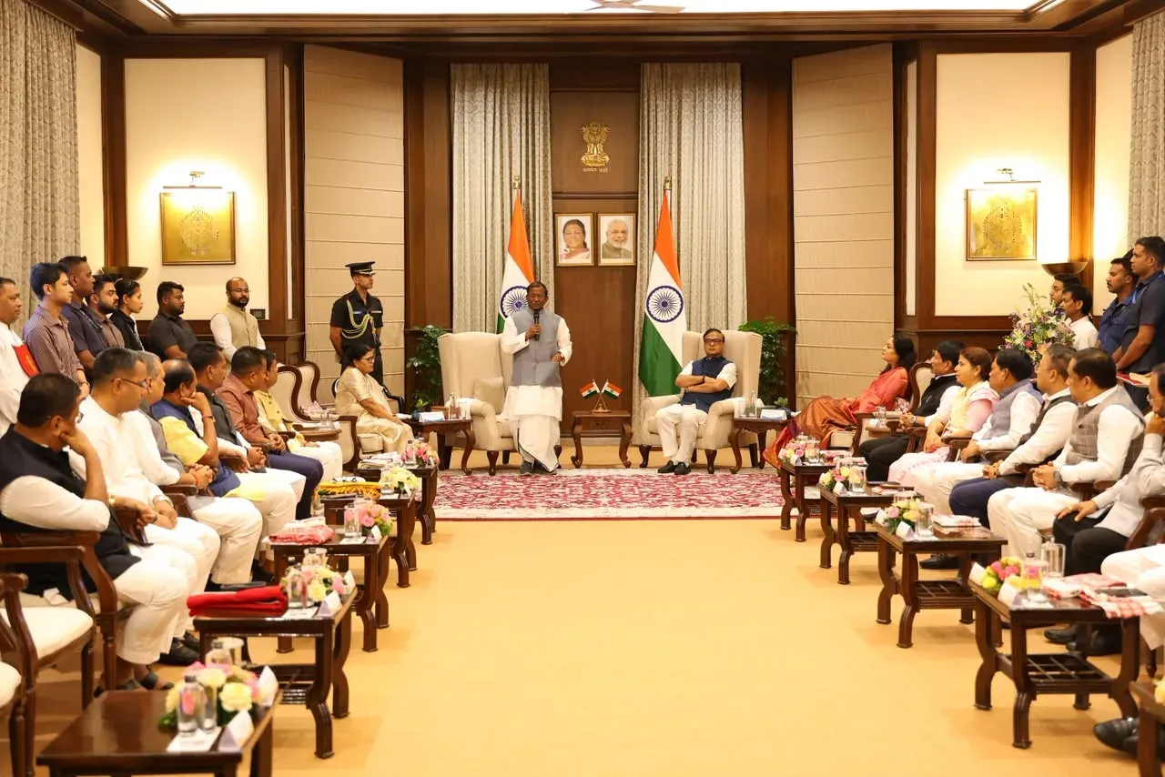 CM Himanta joins Governor's Sneh-Milan at Lok Bhavan