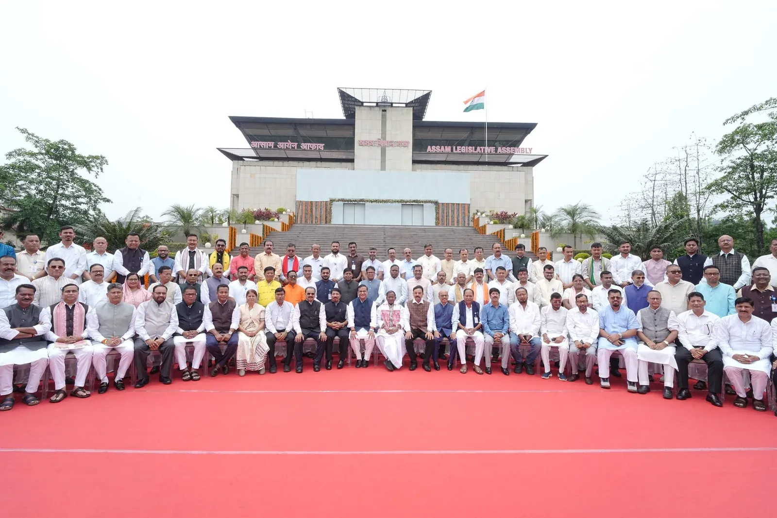CM Himanta Marks 16th Assam Assembly With Governor Photo