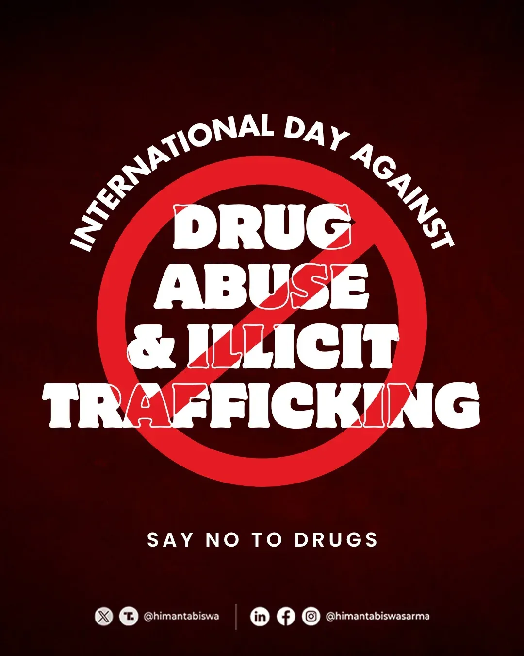 CM Himanta Marks Anti-Drug Day, Vows Crackdown in Assam