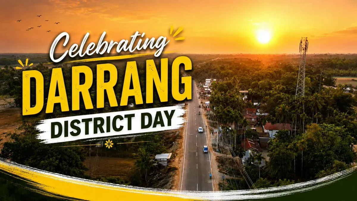 CM Himanta Marks Darrang District Day, Hails Heritage