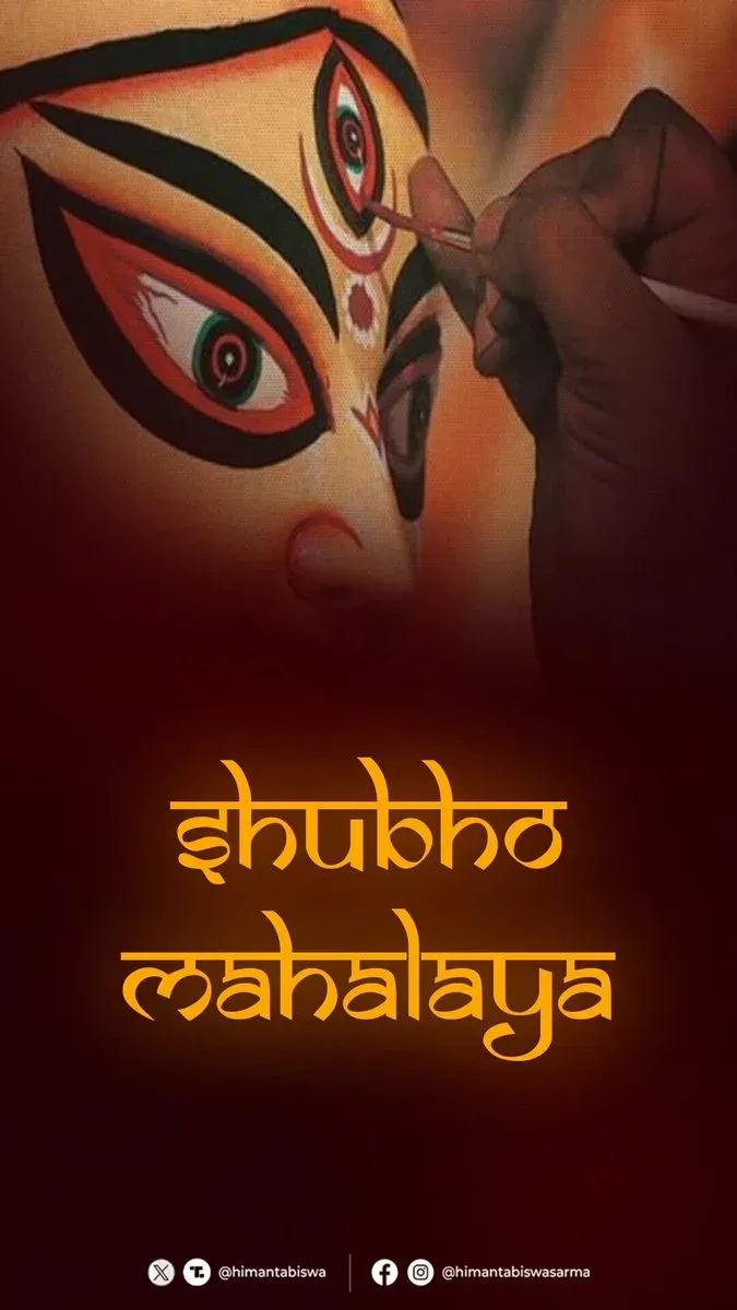 CM Himanta Marks Mahalaya, Durga Puja Countdown Begins