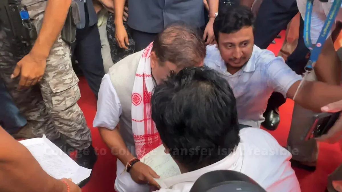 CM Himanta meets Divyang ADRE qualifier Sarbananda, gets 'homework'