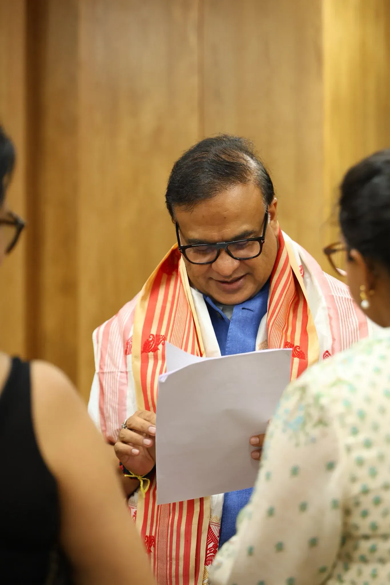 CM Himanta meets Jalukbari constituents at his office