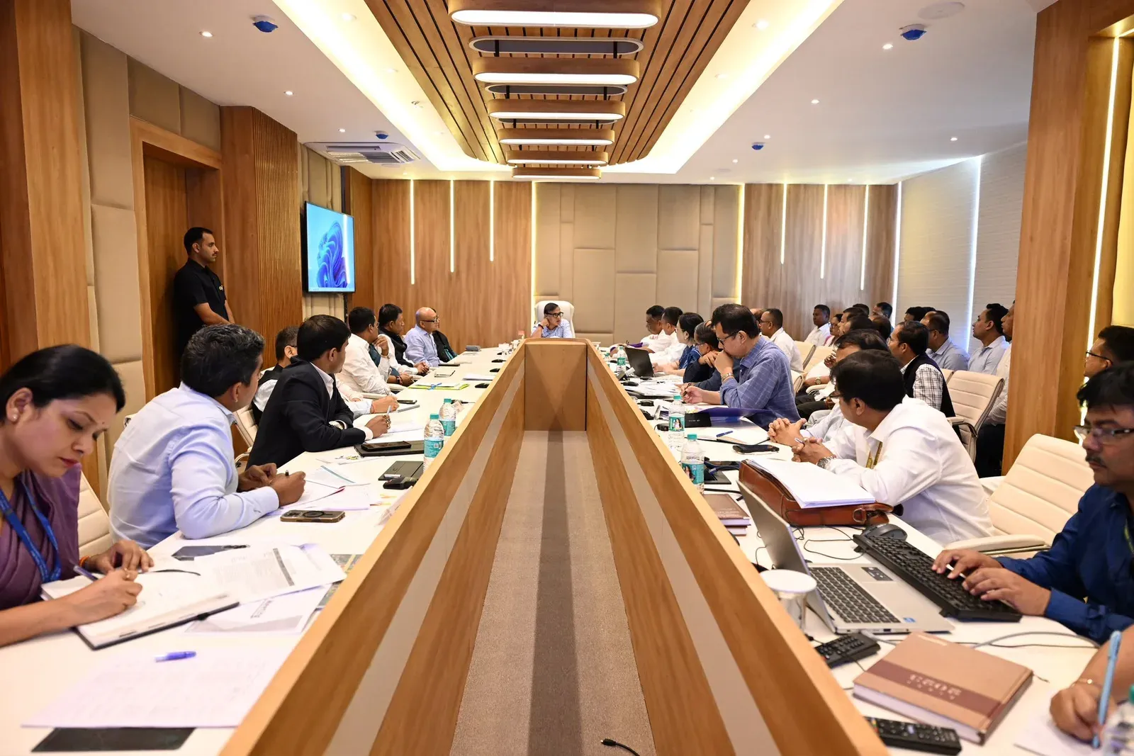 CM Himanta meets Moran, Matak groups in Dibrugarh over land rights