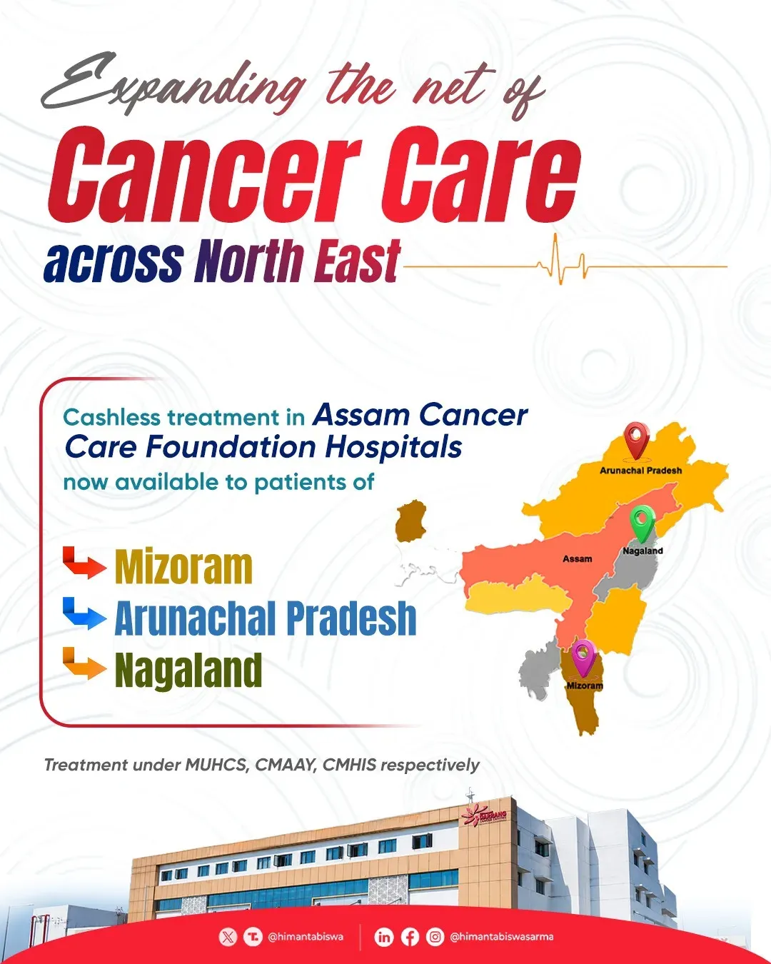 CM Himanta: Mizoram joins Assam cancer care network