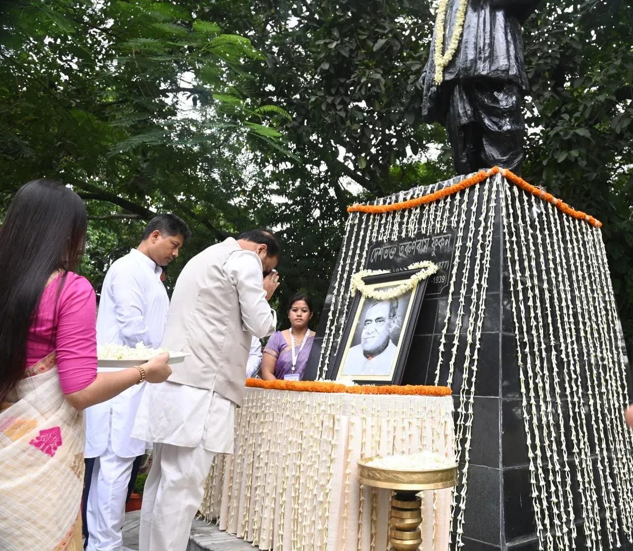 CM Himanta Pays Tribute to Freedom Fighter Tarun Ram Phookun