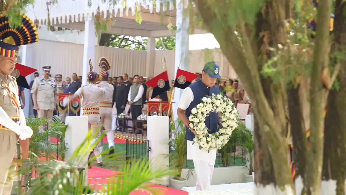 CM Himanta Pays Tribute to Police Martyrs on Commemoration Day