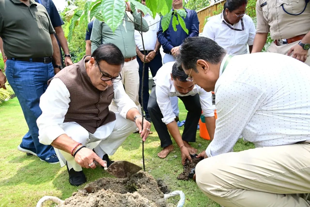 CM Himanta plants Rudraksha sapling on World Environment Day