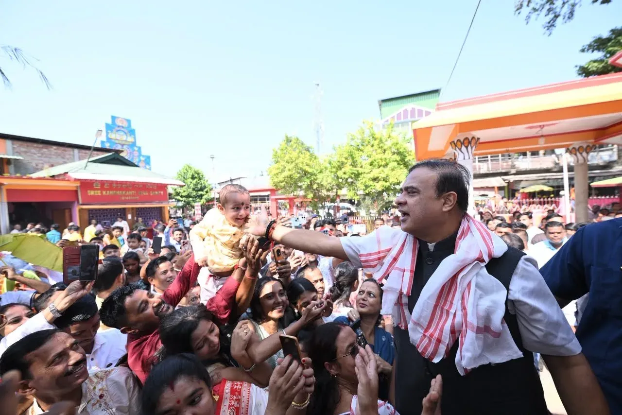CM Himanta pledges Barak Valley growth, cites Durga blessings