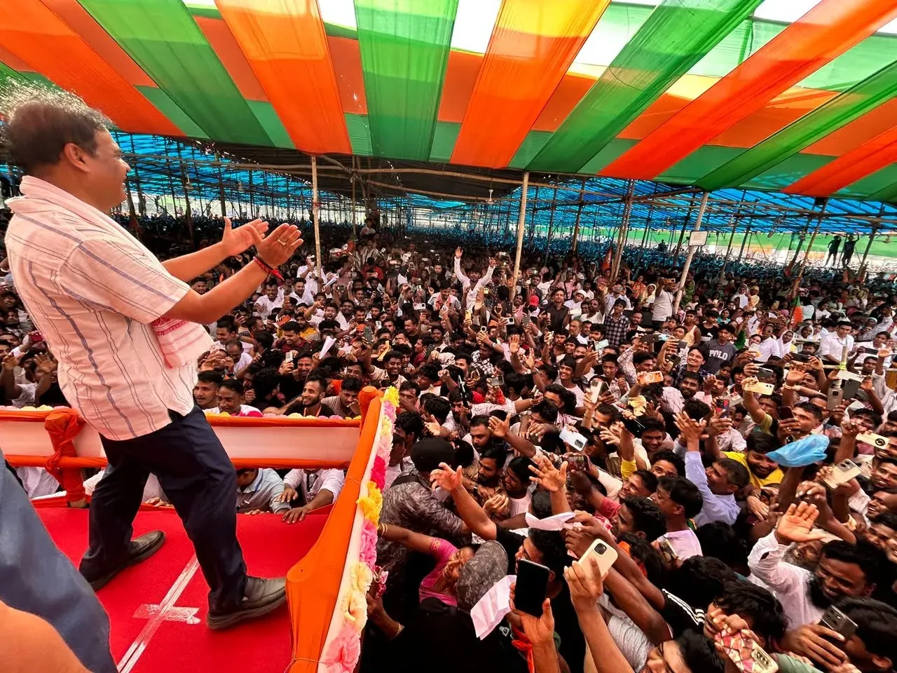 CM Himanta Predicts BJP Sweep in Nagaon Bypoll After 3 Rallies