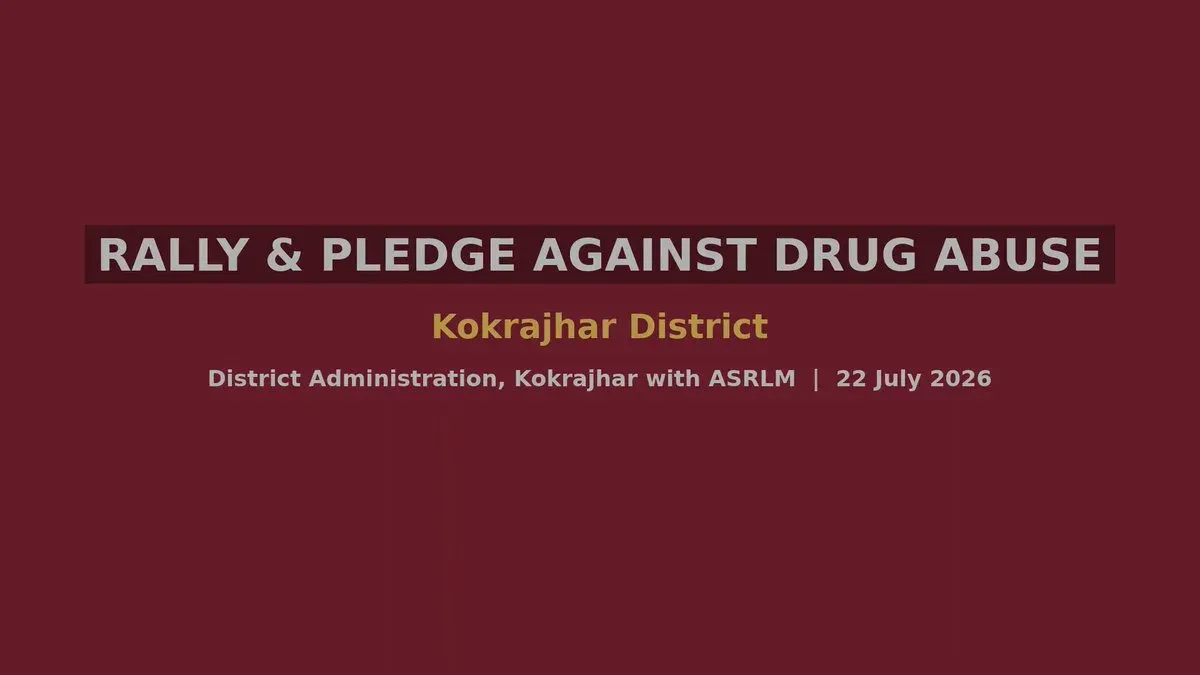 CM Himanta rallies 1.05 lakh SHGs in Kokrajhar's anti-drug drive