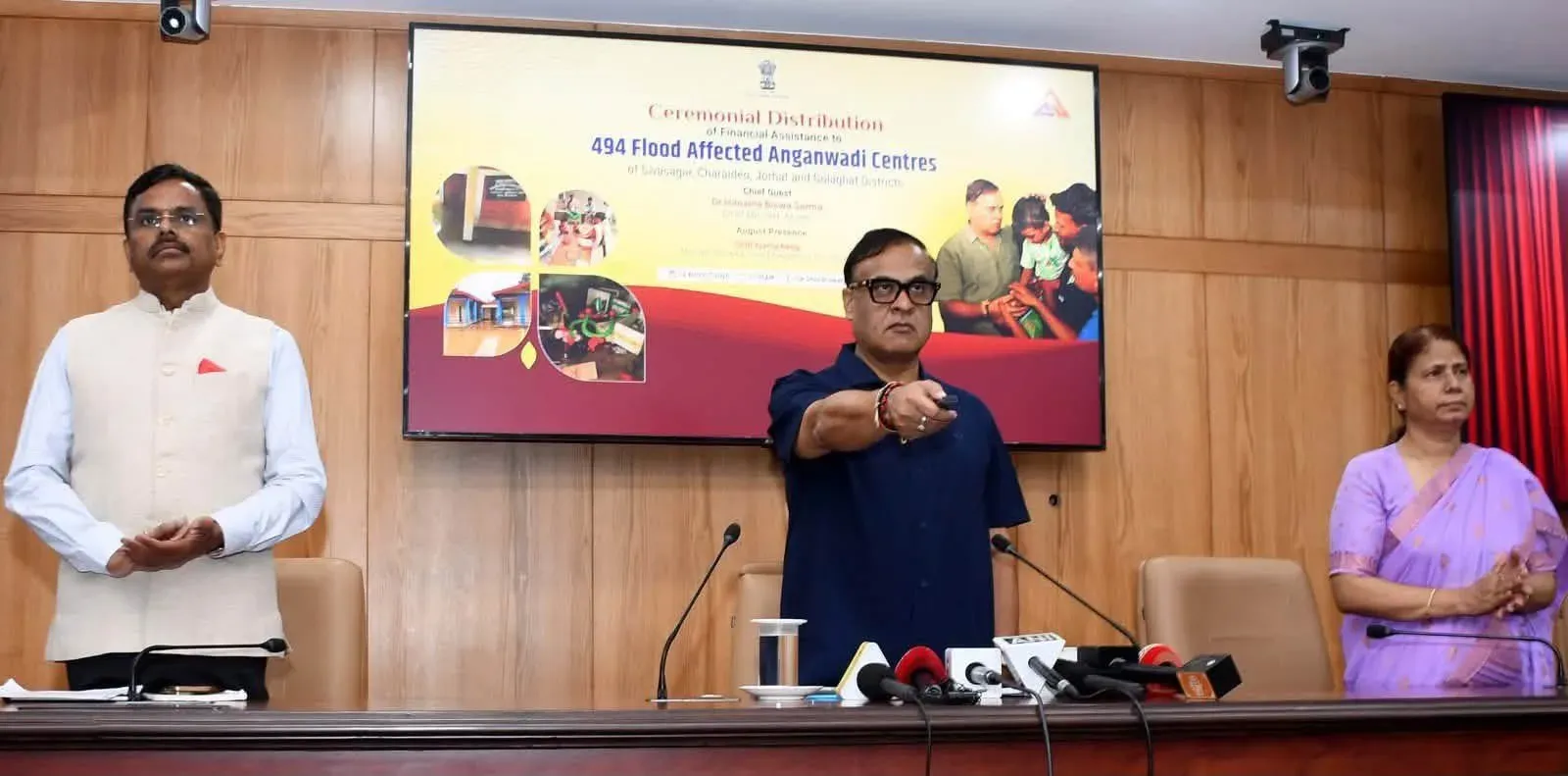 CM Himanta releases ₹11.3 cr to restore flood-hit Anganwadis