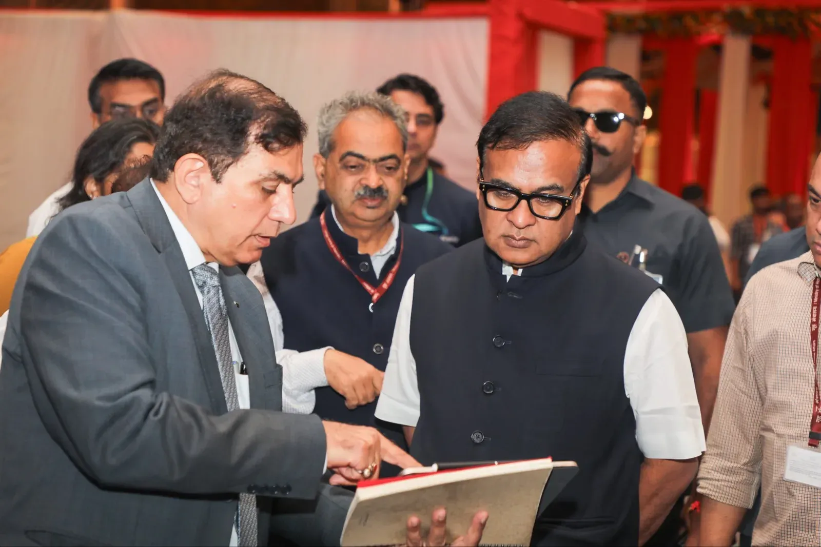 CM Himanta Reviews Bharat Mandapam for Bhupen Hazarika Centenary Close