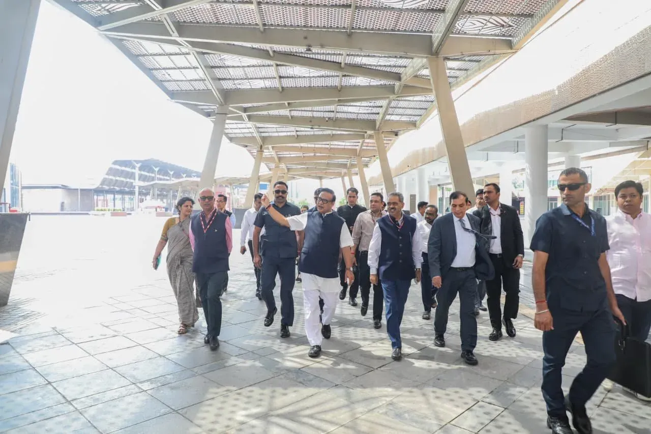 CM Himanta Reviews Bharat Mandapam for Bhupen Hazarika Centenary Closing Ceremony