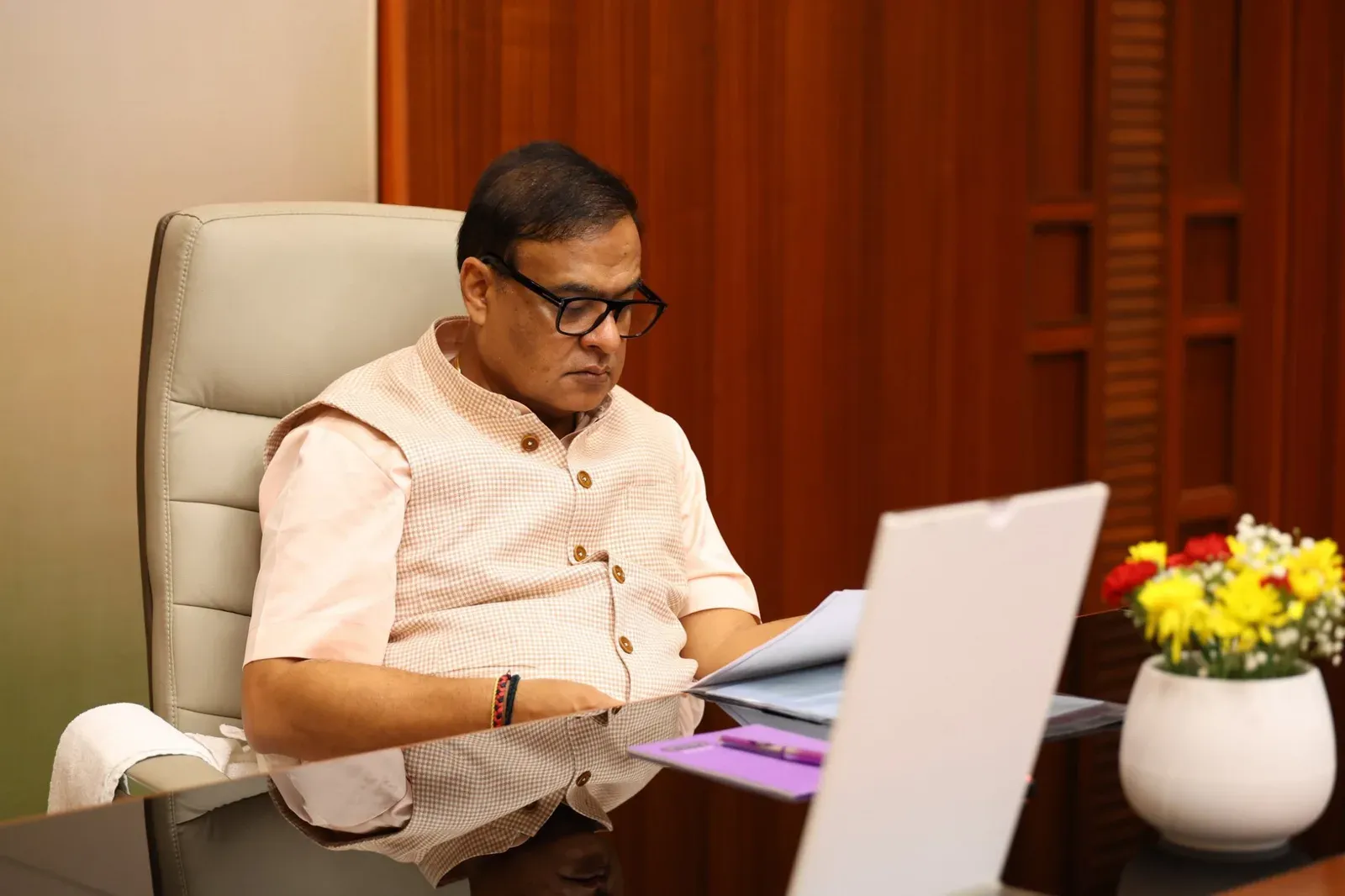 CM Himanta Reviews Capital Investments, Afforestation in Assam