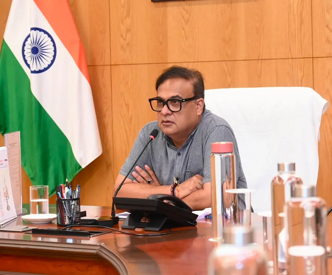 CM Himanta Reviews Flood Relief in Four Upper Assam Districts