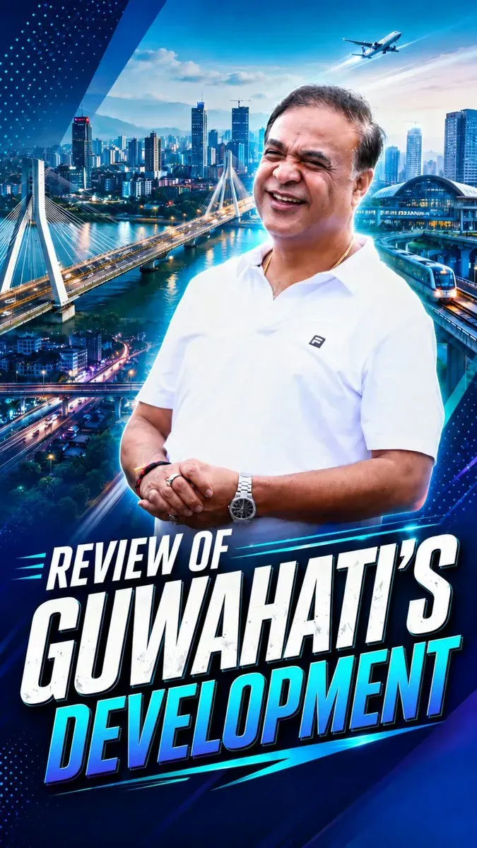 CM Himanta Reviews Guwahati Projects Ahead of Historic Moments