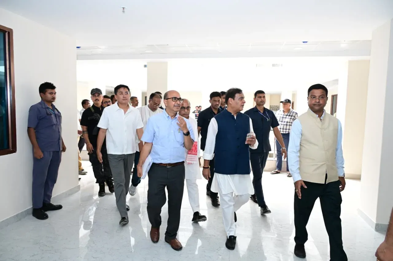 CM Himanta Reviews Kamrup Metro DC's New Office Complex