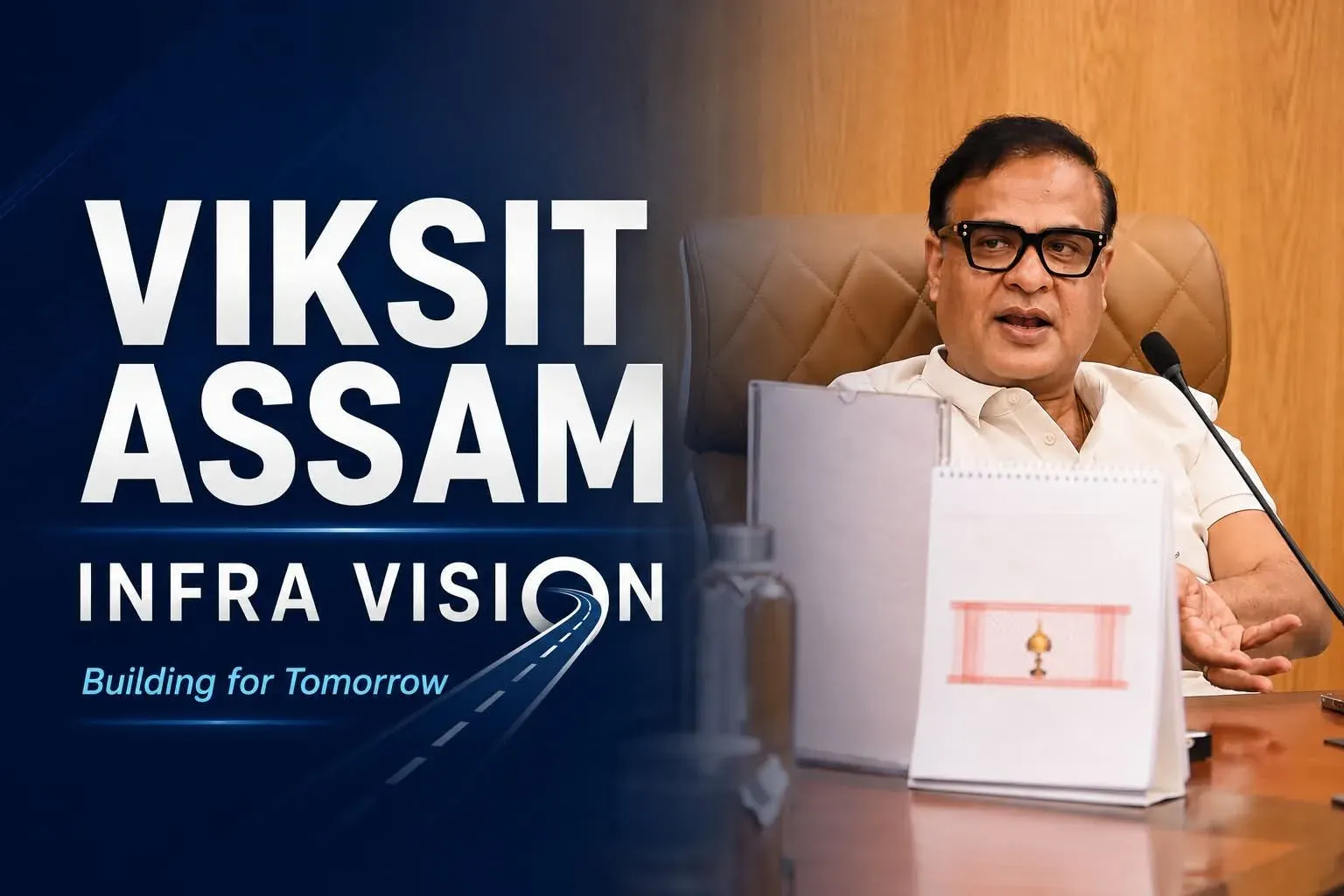 CM Himanta Reviews Viksit Assam Infra Vision Framework