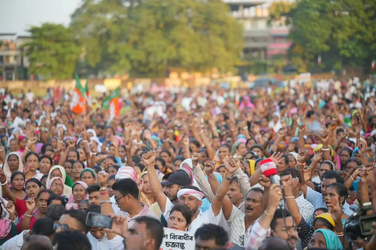 CM Himanta Sarma Visits Barpeta, Flags No Protest Traction