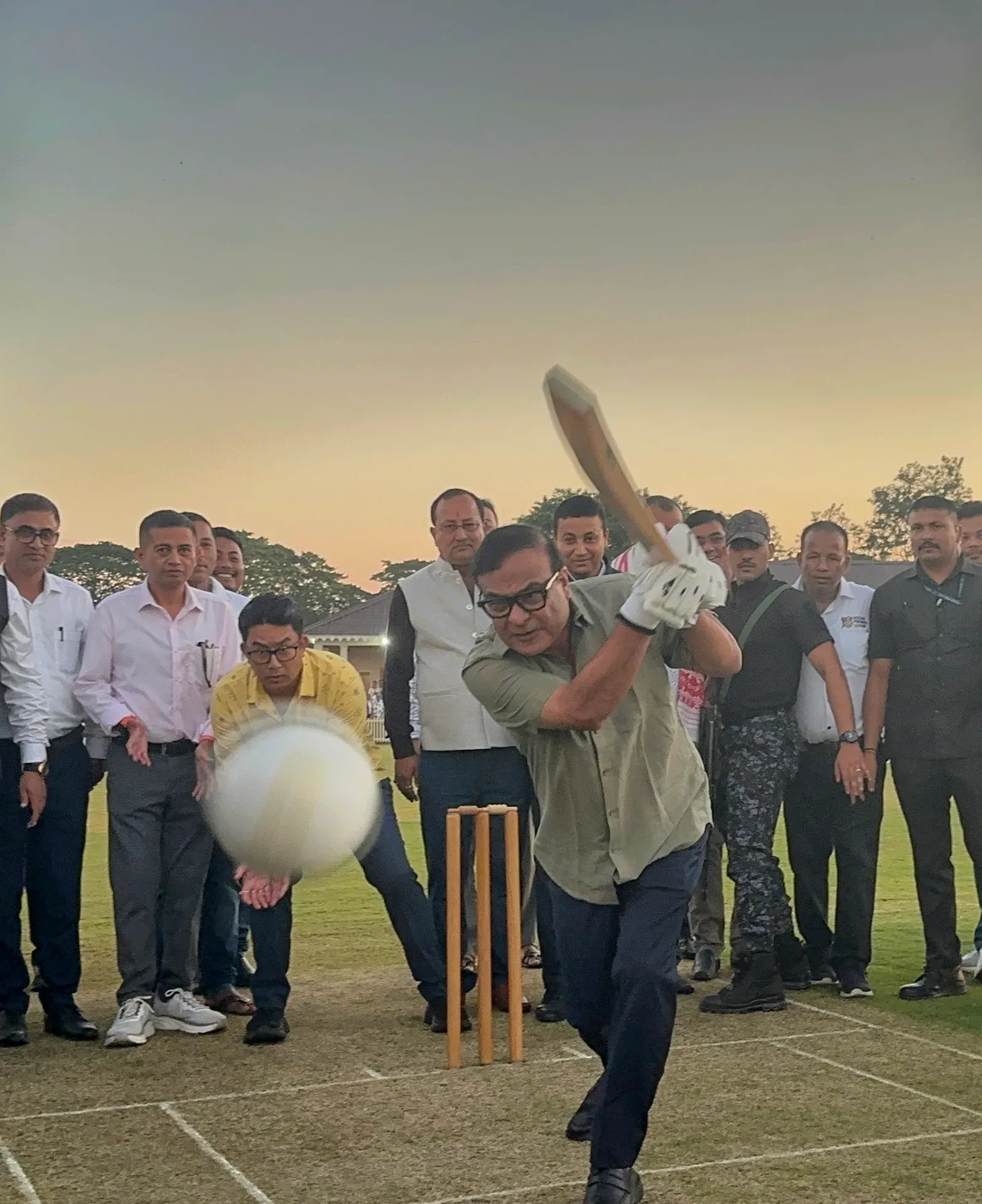 CM Himanta Takes a Cricket Swipe at Congress