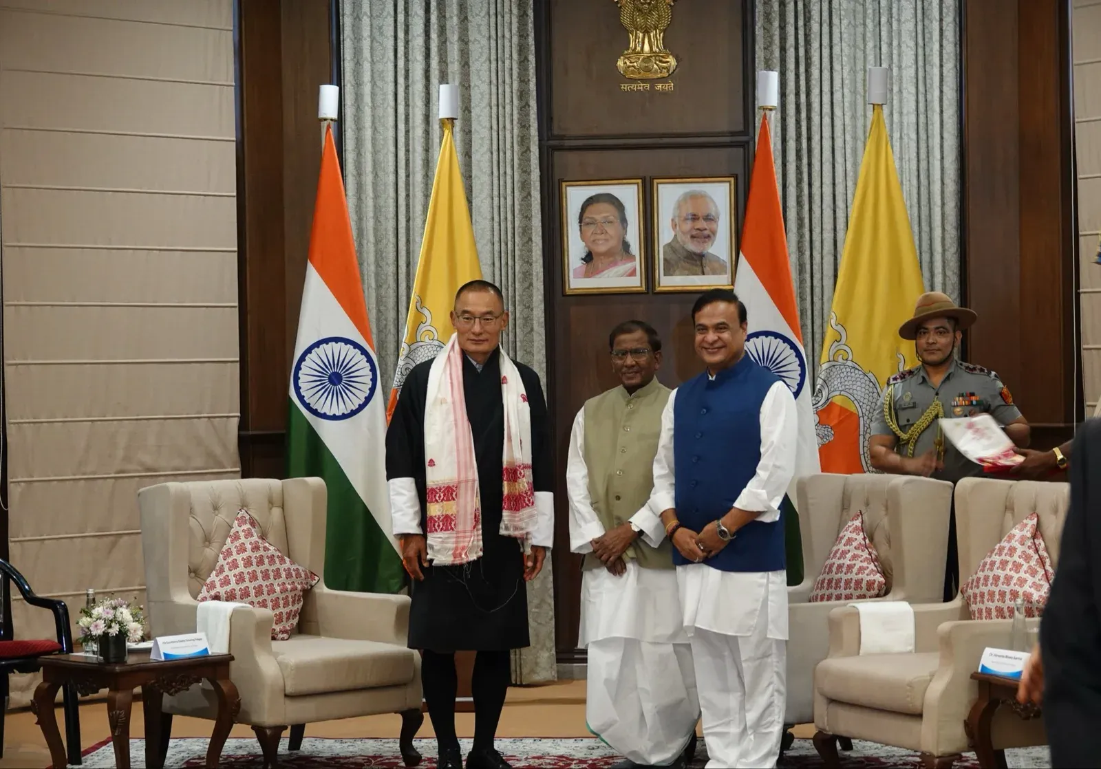 CM Himanta Thanks Bhutan PM Tobgay for Assam Visit