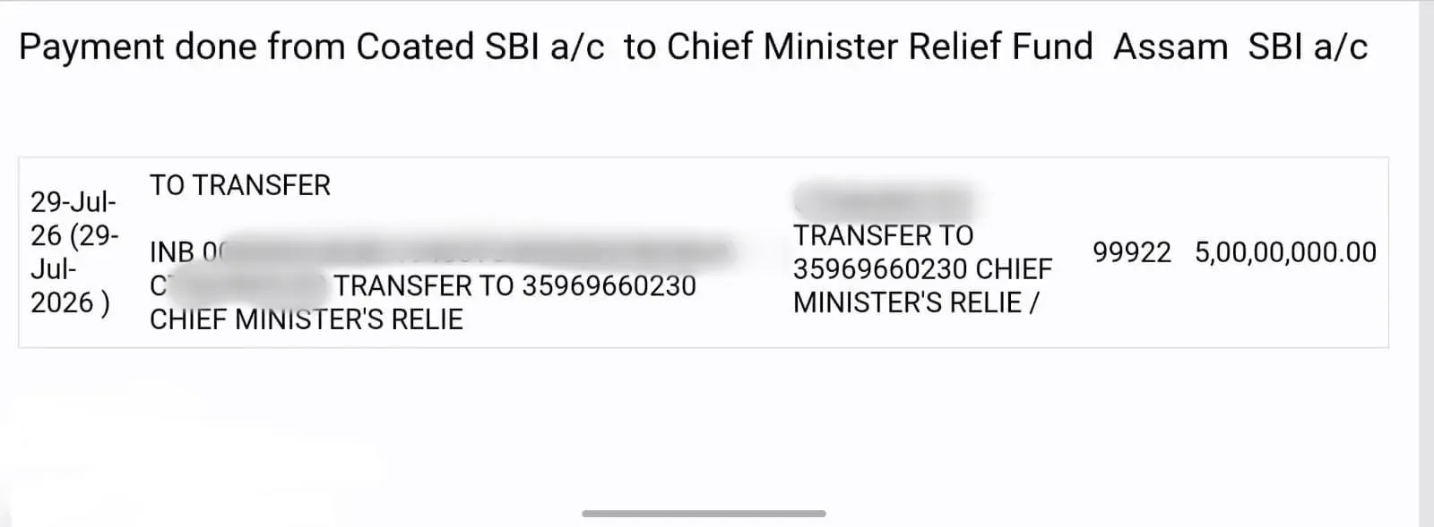 CM Himanta thanks Sajjan Jindal for silent ₹5 cr CMRF gift