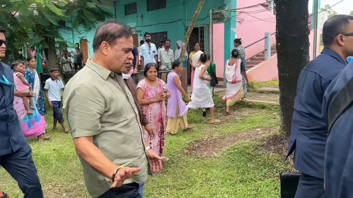 CM Himanta Visits Charaideo Relief Camp, Assures Document Help