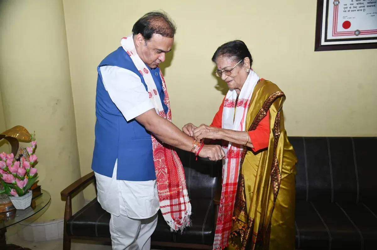 CM Himanta Wishes BJP Veteran Bijoya Chakravarty on Birthday
